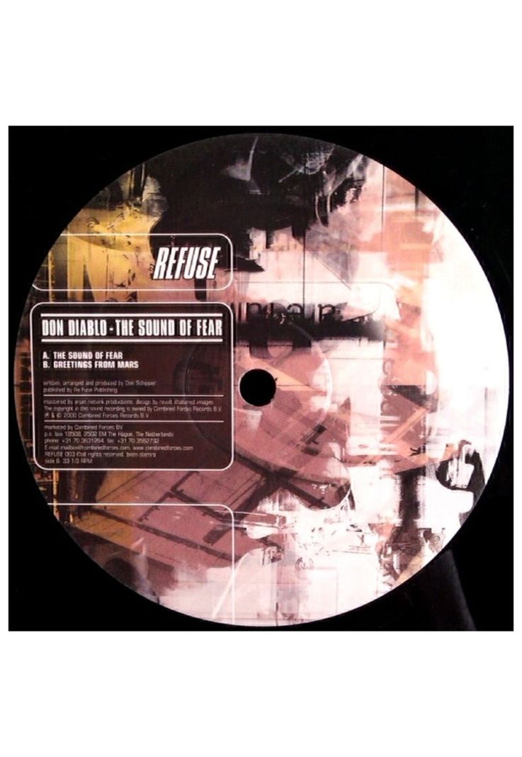 DON DIABLO - THE SOUND OF FEAR | 12" MAXI SINGLE USADO-1