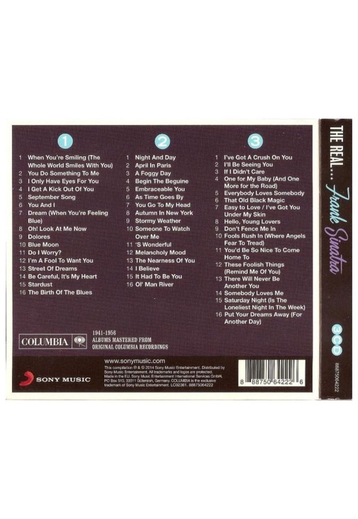 FRANK SINATRA - REAL... FRANK SINATRA (3CD) | CD-1
