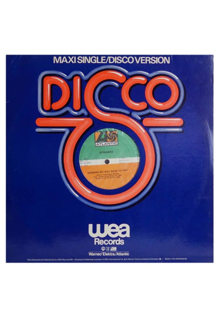 SPINNERS - WORKING MY WAY BACK TO YOU | 12" MAXI SINGLE USADO-0
