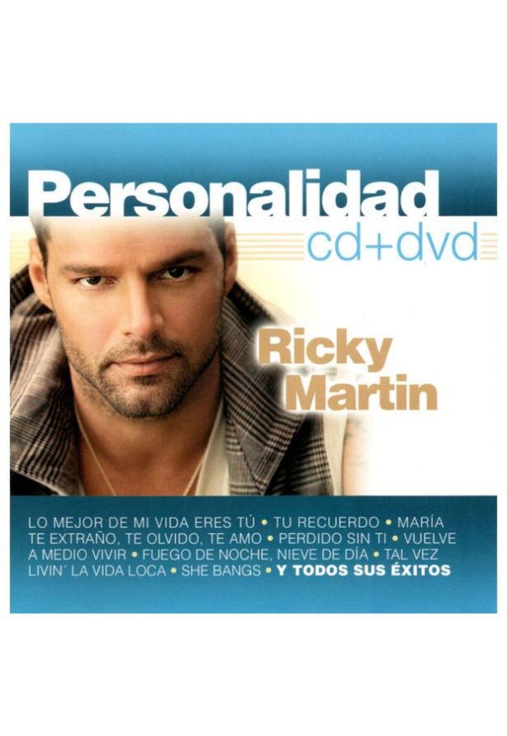 RICKY MARTIN - PERSONALIDAD (CD+DVD) | CD-0