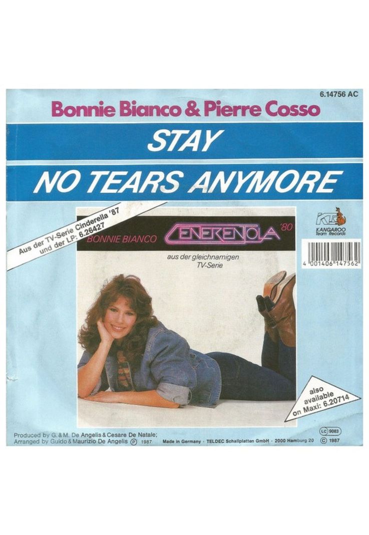 BONNIE BIANCO & PIERRE COSSO - STAY | 7" SINGLE USADO-1