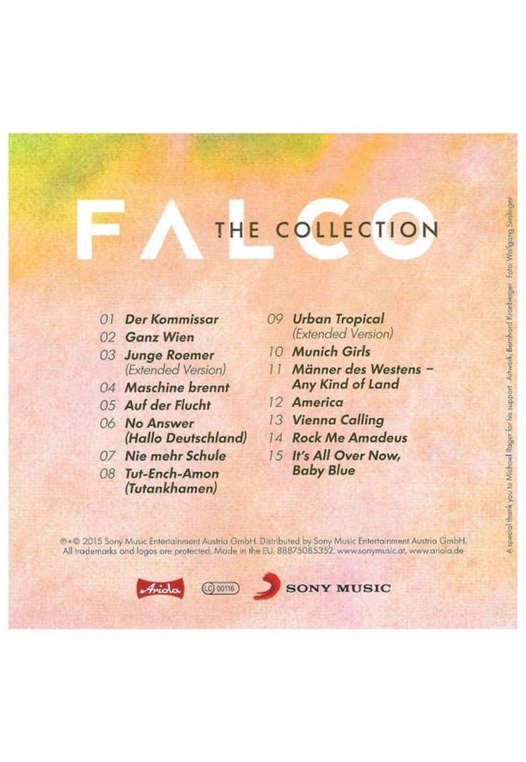 FALCO - COLLECTION | CD-6