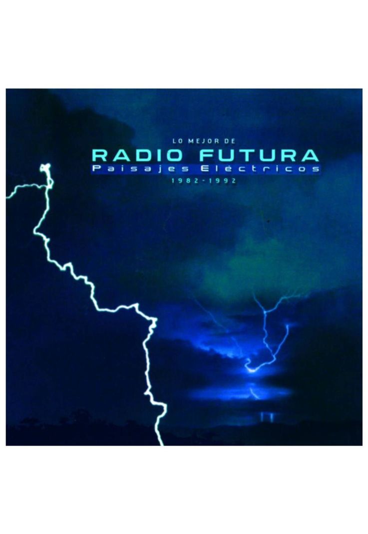 RADIO FUTURA - PAISAJES ELECTRICOS (BLUE VINYL) | VINILO-0