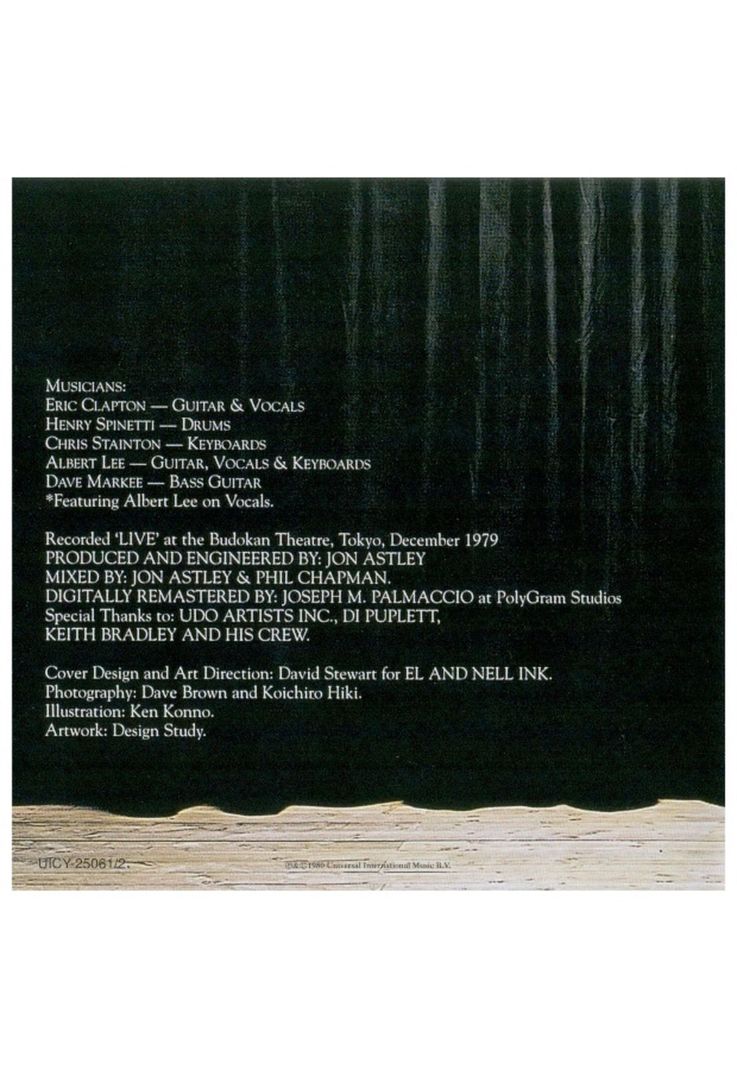 ERIC CLAPTON - JUST ONE NIGHT (2CD) | CD-4