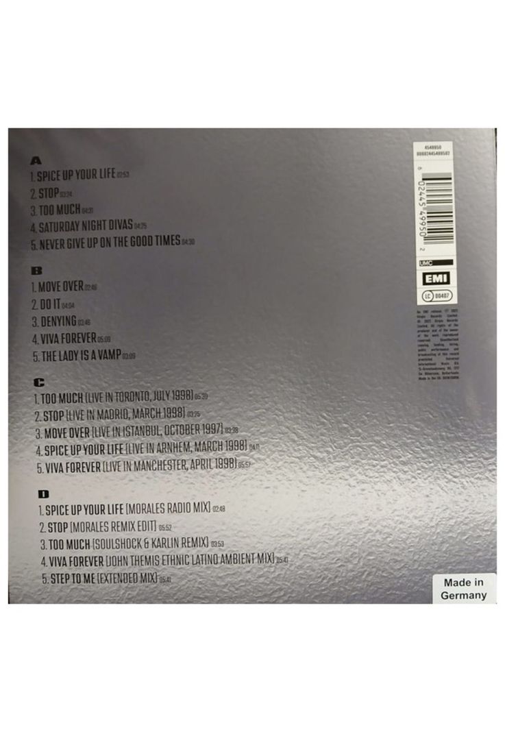 SPICE GIRLS - SPICEWORLD (25TH ANNIVERSARY) (2LP) | VINILO-1