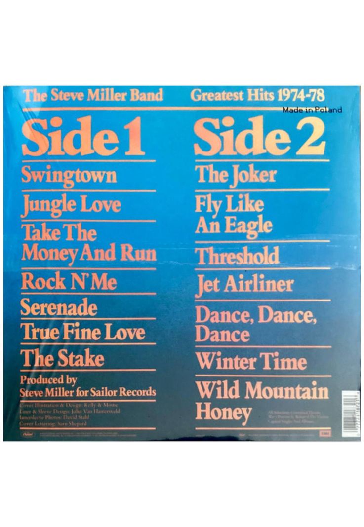 STEVE MILLER BAND - GREATEST HITS  | VINILO-1