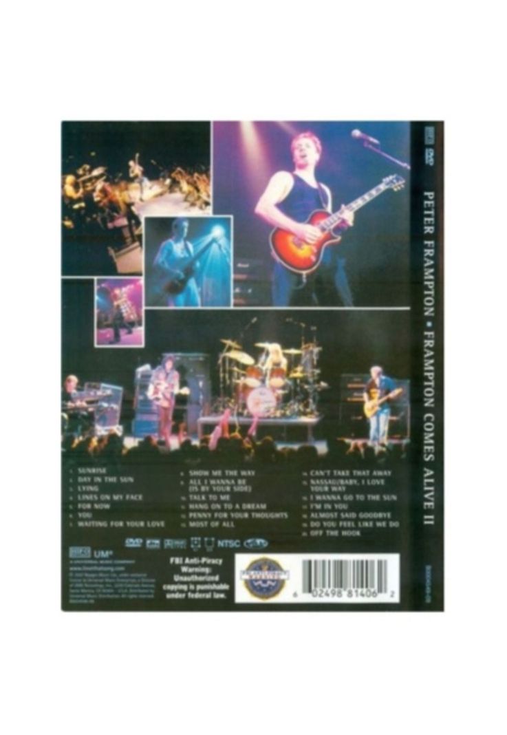 PETER FRAMPTON - FRAMPTON COMES ALIVE II DVD-1