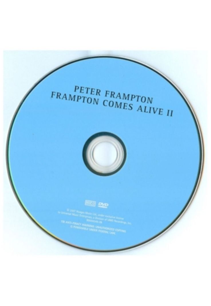 PETER FRAMPTON - FRAMPTON COMES ALIVE II DVD-2