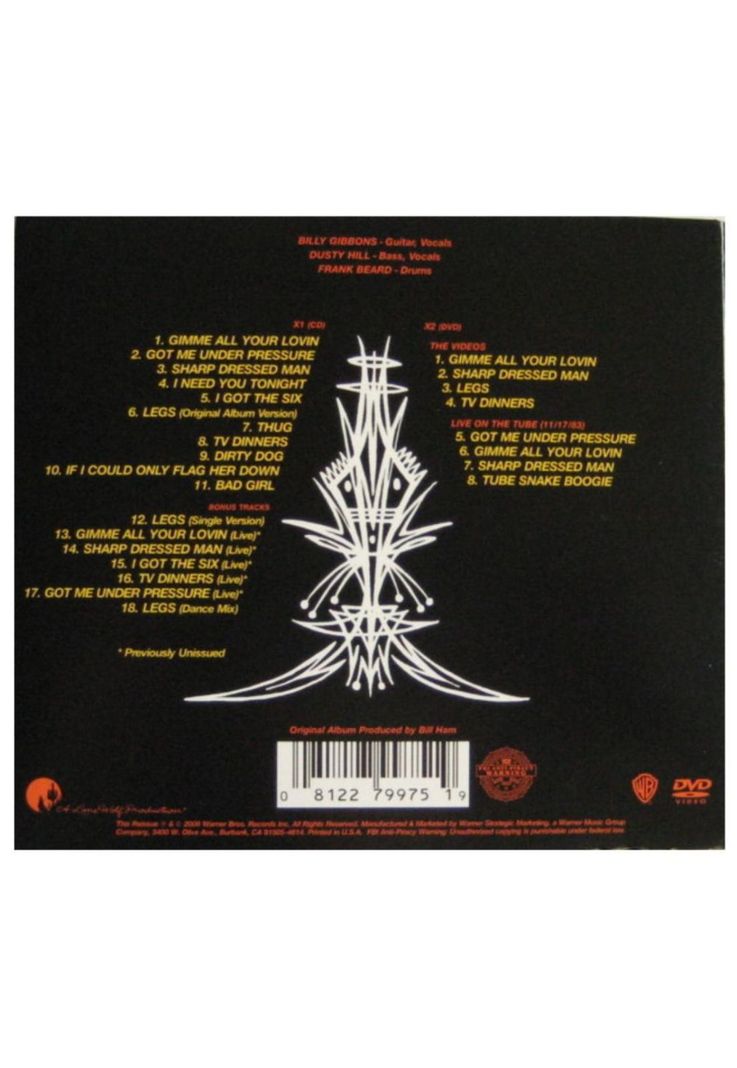 ZZ TOP - ELIMINATOR (CD+DVD) | CD-1