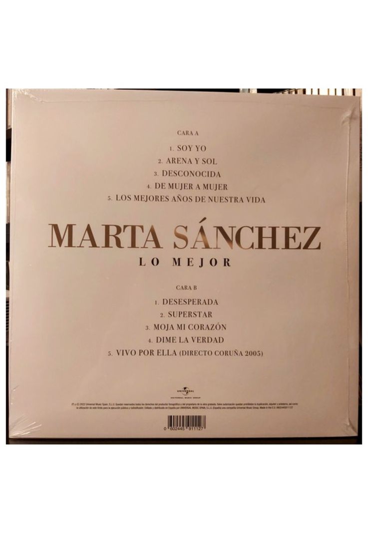 MARTA SANCHEZ - LO MEJOR | VINILO-1