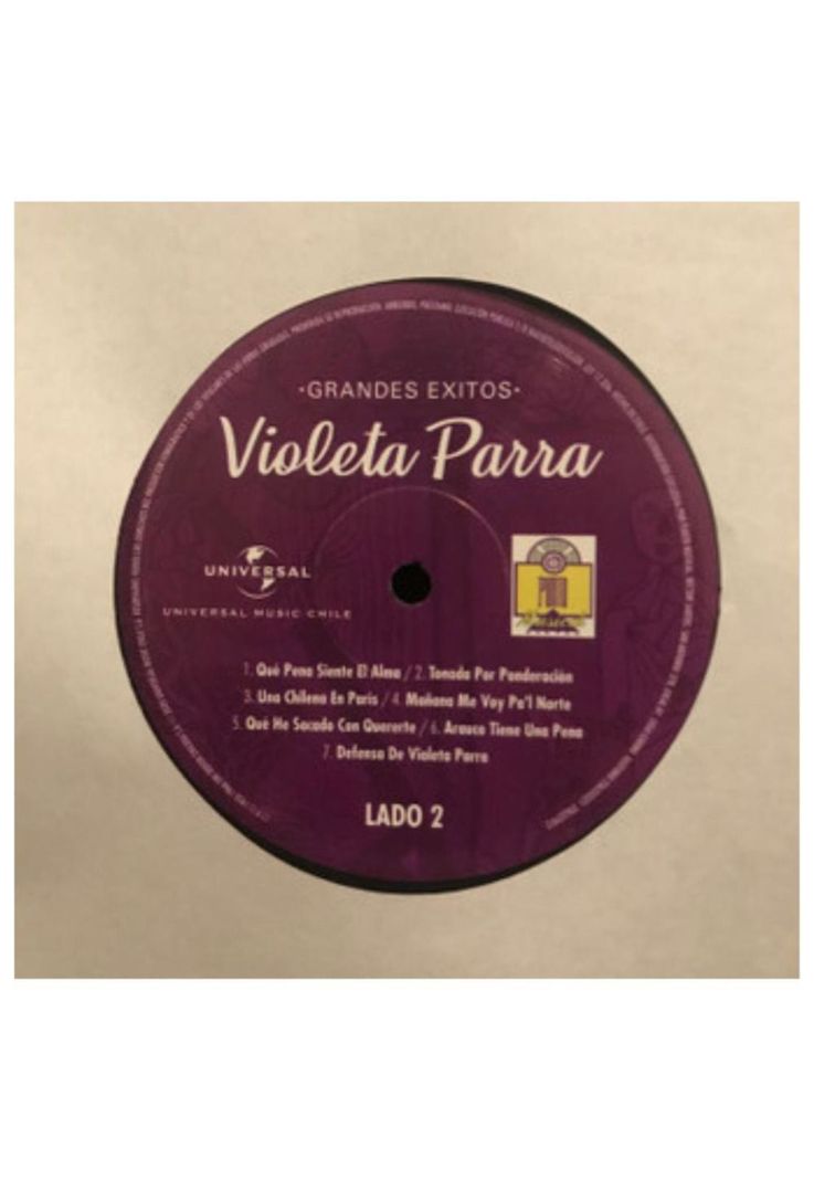 VIOLETA PARRA - GRANDES EXITOS | VINILO-3