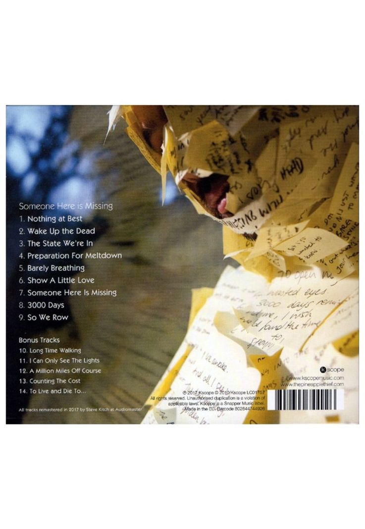 PINEAPPLE THIEF - SOMEONE HERE IS MISSING (5 BONUS TRACK) | CD-1