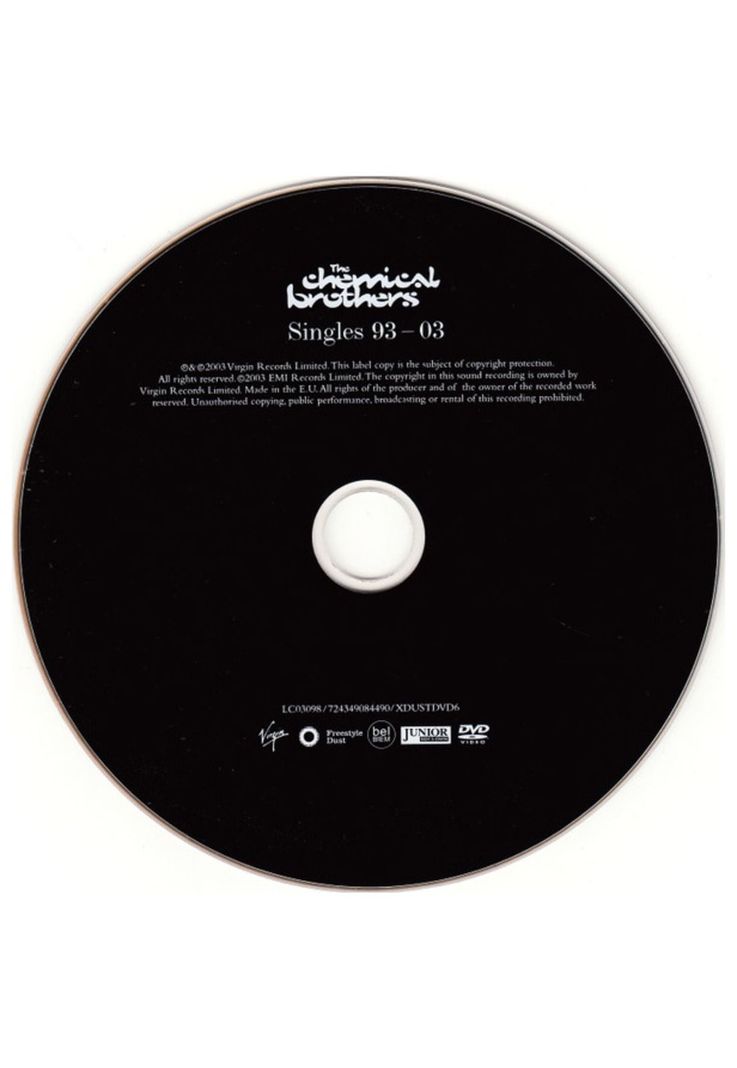 CHEMICAL BROTHERS - SINGLES 93-03 | DVD-3