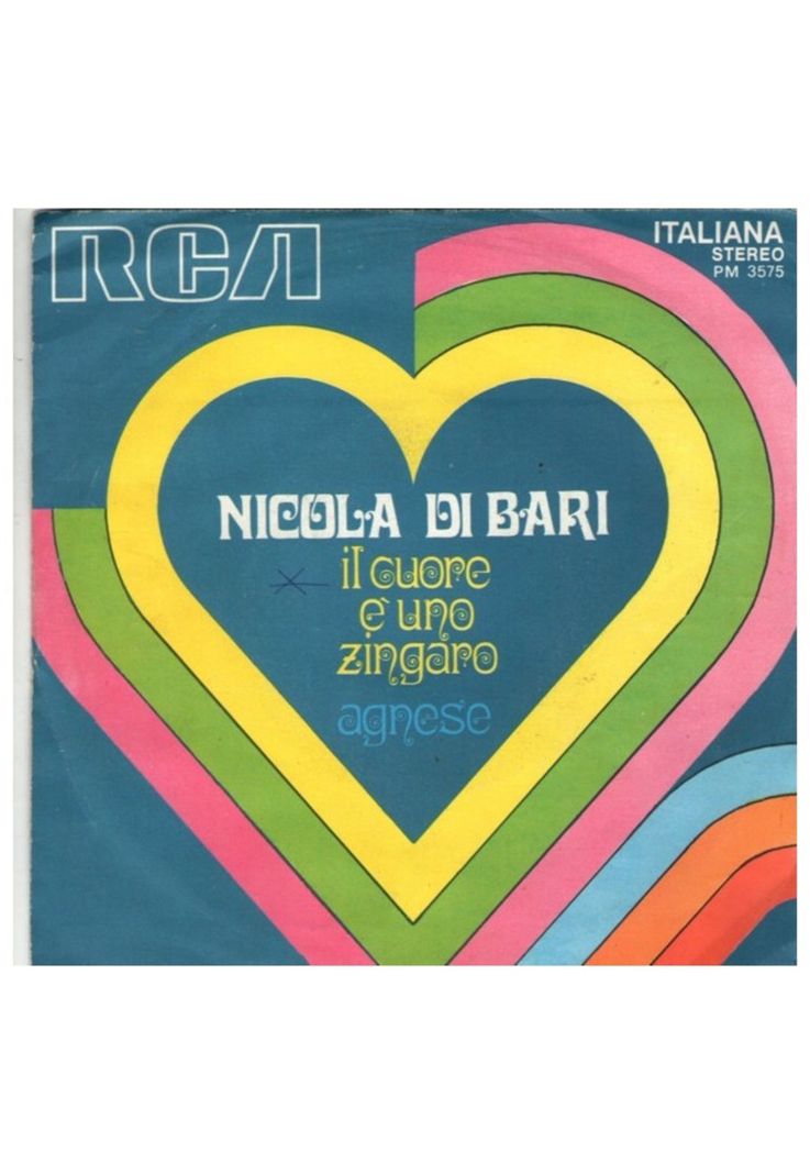 NICOLA - IL CUORE E'UNO ZINGARO | 7" SINGLE VINILO USADO-0