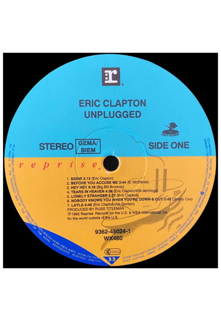 ERIC CLAPTON - UNPLUGGED VINILO-3
