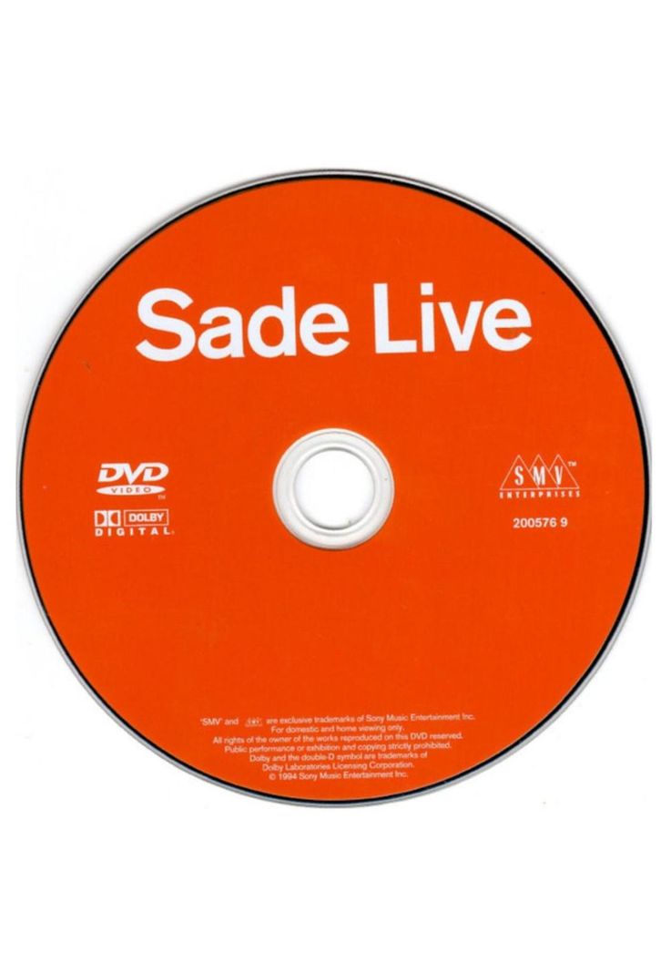 SADE - SADE LIVE (DVD) | DVD Hitway Music | Paris.cl