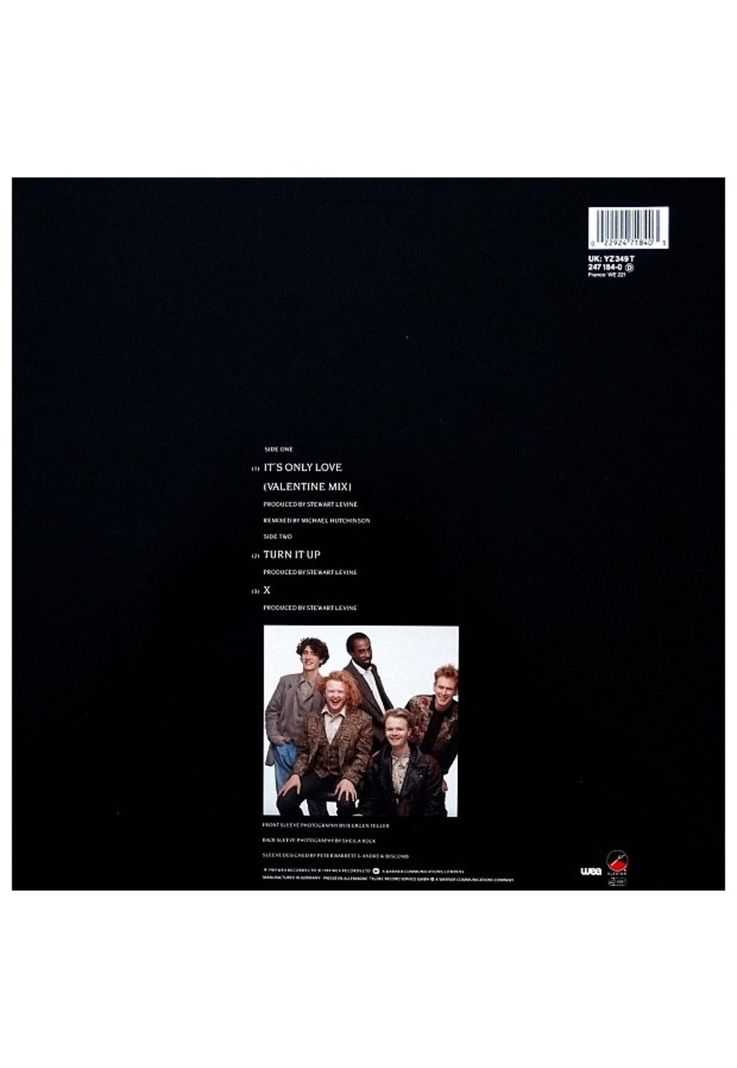 SIMPLY RED - IT'S ONLY LOVE | 12" MAXI SINGLE VINILO USADO-1