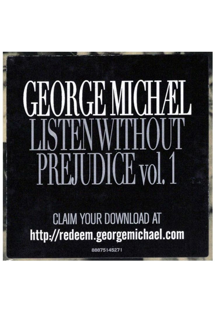 GEORGE MICHAEL - LISTEN WITHOUT PREJUDICE VINILO-4