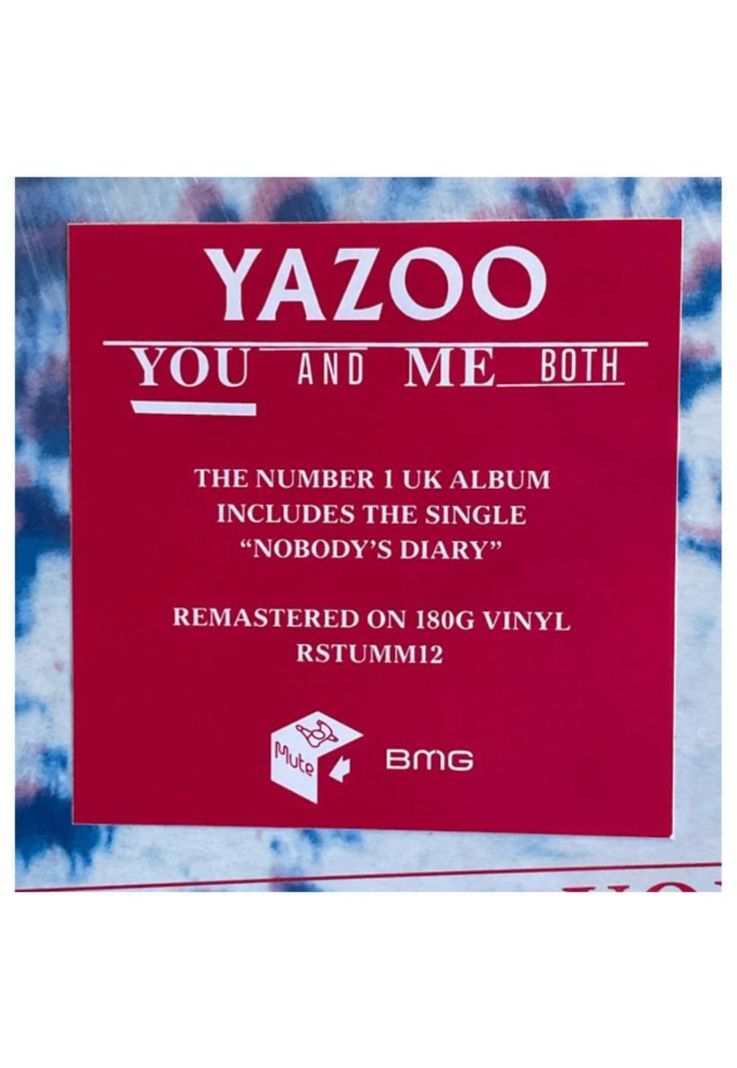 YAZOO - YOU & ME BOTH | VINILO-2