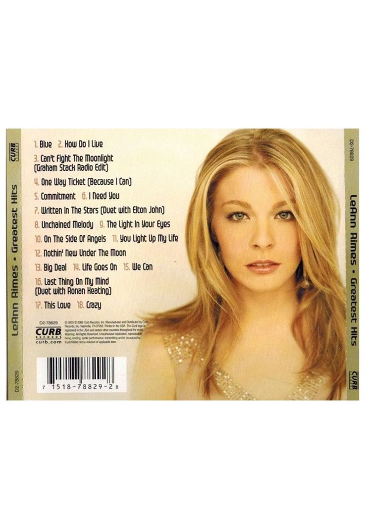 LEAN RIMES - GREATEST HITS | CD USADO-1