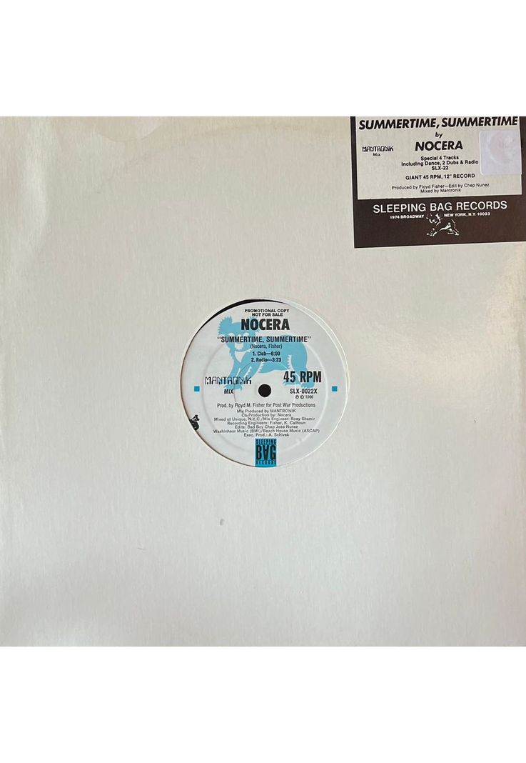 NOCERA - SUMMERTIME,SUMMERTIME (PROMO) | 12'' MAXI SINGLE USADO-0