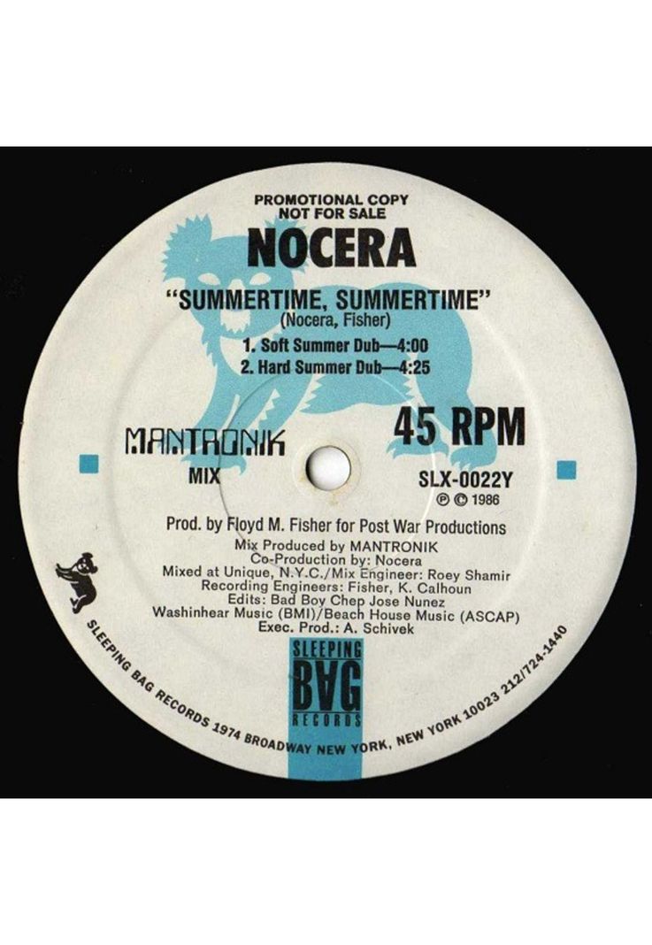 NOCERA - SUMMERTIME,SUMMERTIME (PROMO) | 12'' MAXI SINGLE USADO-2