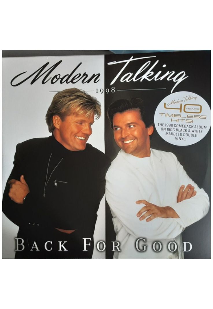 MODERN TALKING - BACK FOR GOOD (180GRS) (BLACK & WHITE MARBLED