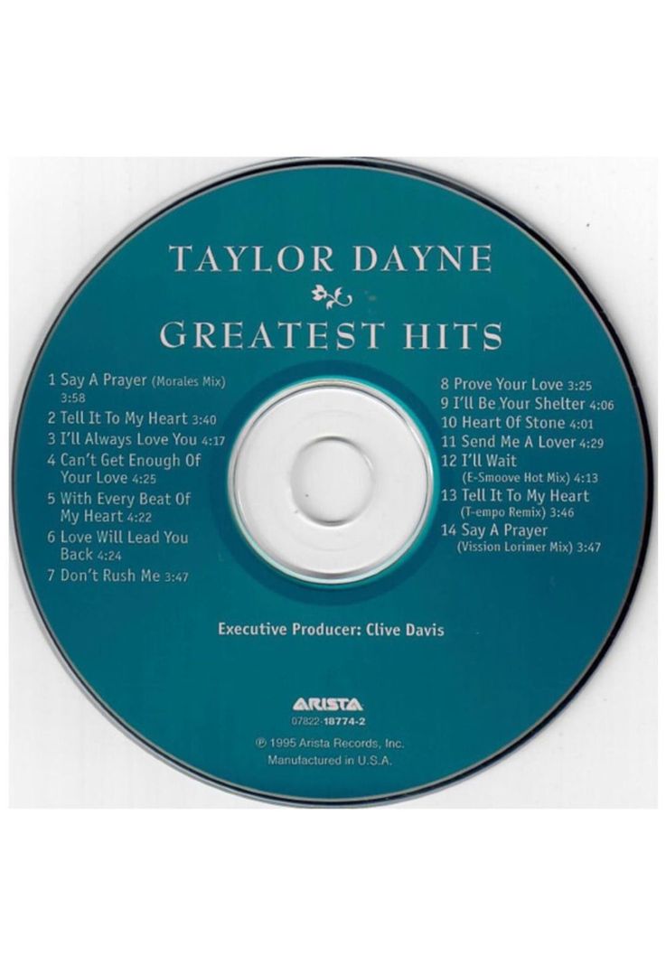 TAYLOR DAYNE - GREATEST HITS |CD-2