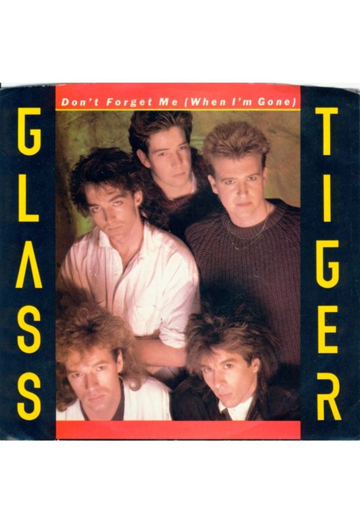 GLASS TIGER - DON'T FORGET ME (WHEN I'M GONE) | 7" SINGLE VINILO USADO-0