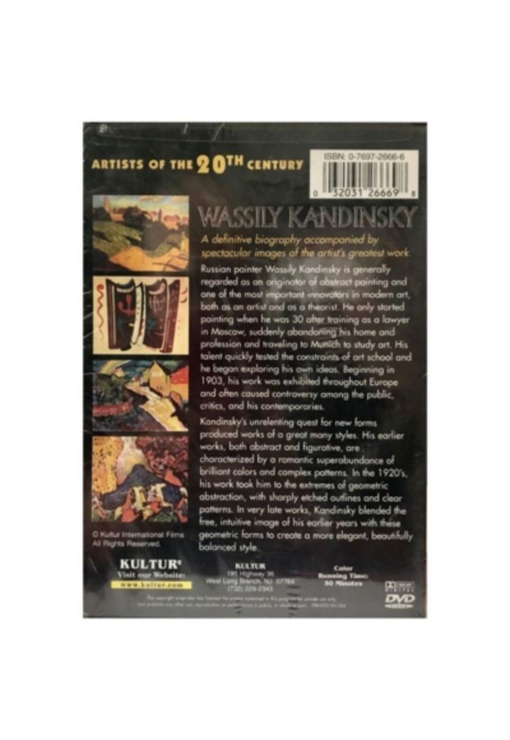 WASSILY KANDINSKY - ARTISTS OF THE 20TH CENTURY DVD-1