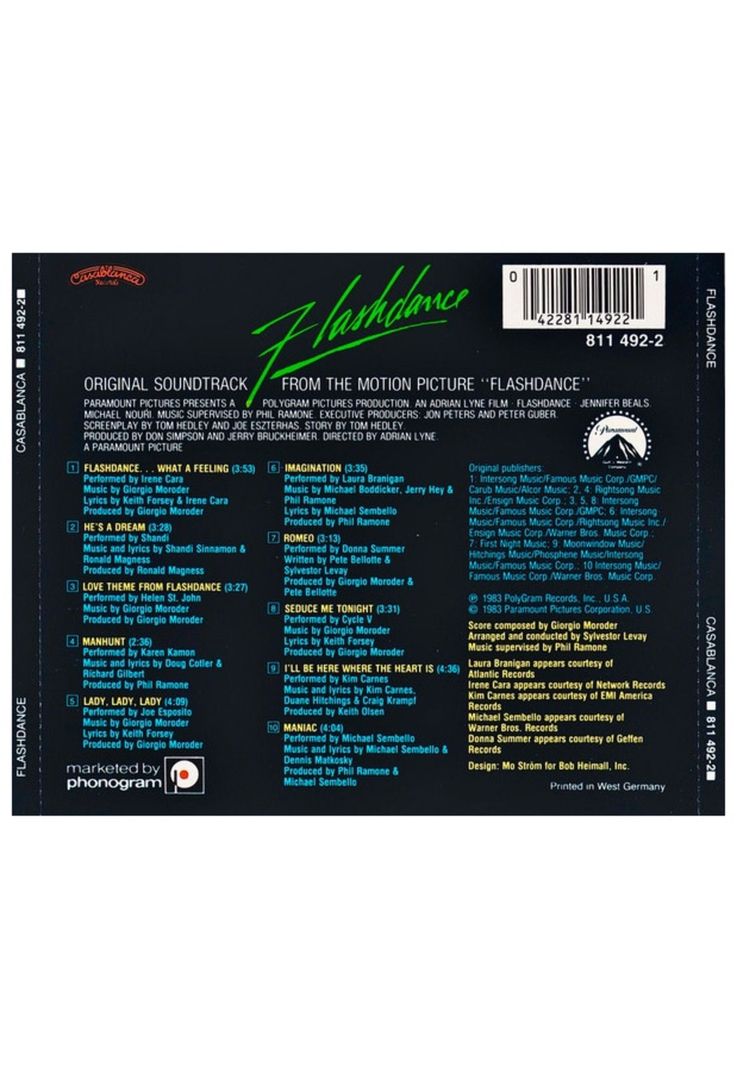 FLASHDANCE - O.S.T. | CD-1
