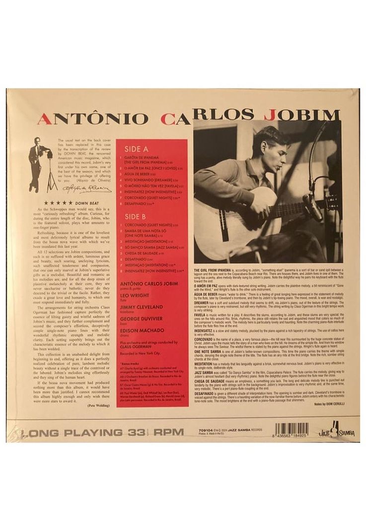 ANTONIO CARLOS JOBIM - GIRL FROM IPANEMA | VINILO-1