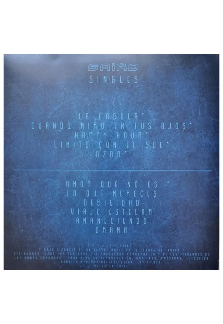 SAIKO - SINGLES | VINILO-1