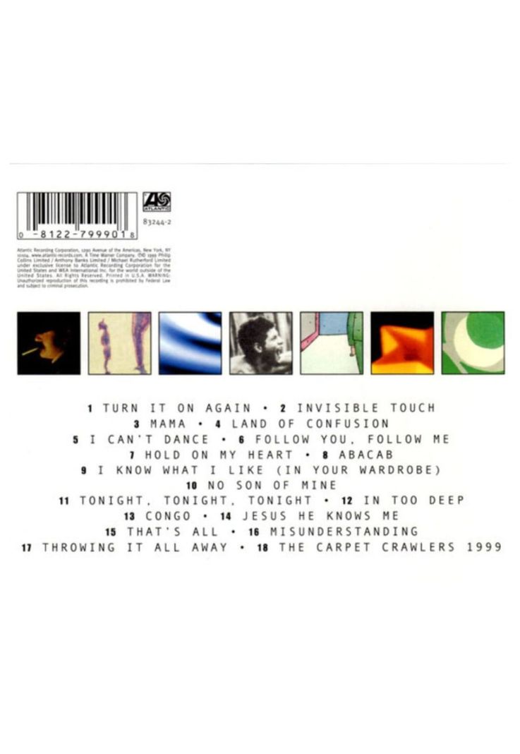 GENESIS - TURN IT ON AGAIN THE HITS | CD-1