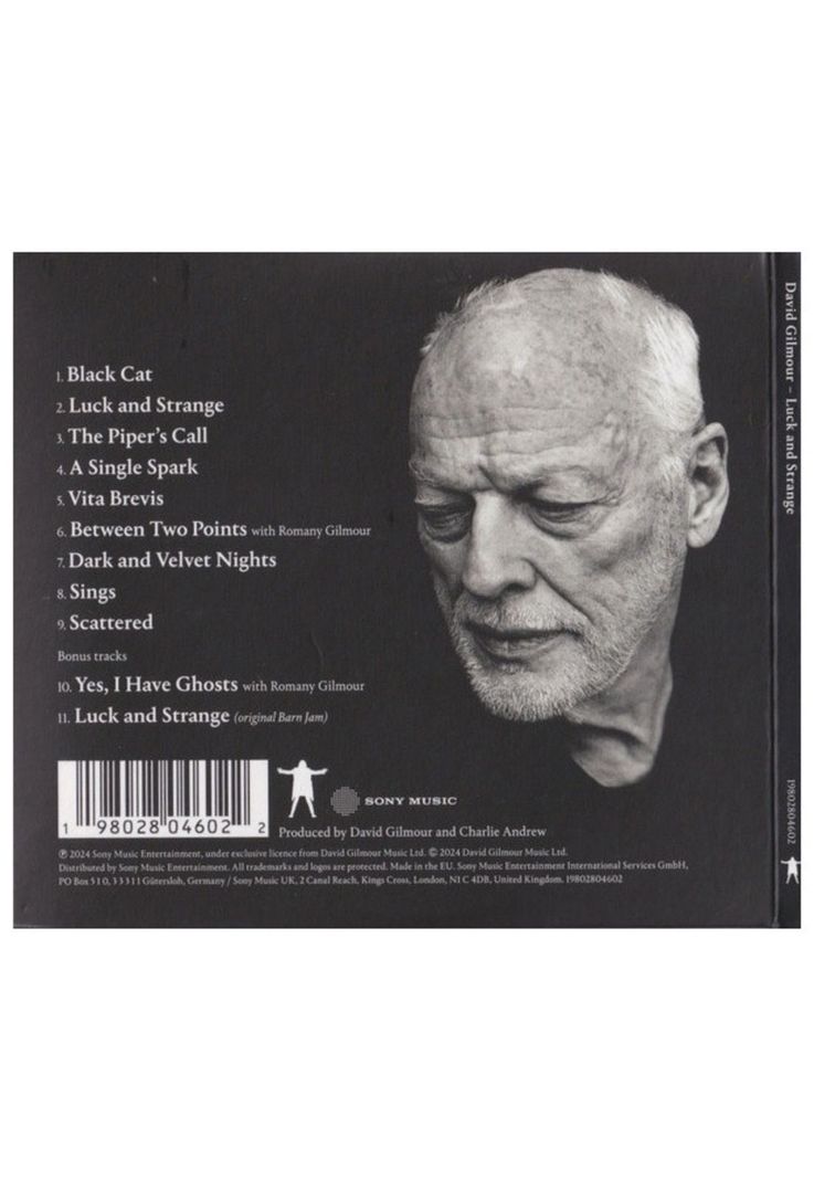 DAVID GILMOUR - LUCK AND STRANGE (DIGIPACK) | CD-1
