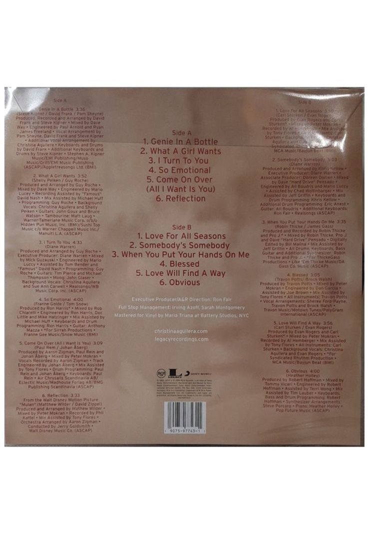 CHISTINA AGUILERA - CHRISTINA  AGUILERA (PICTURE DISC) VINILO-1