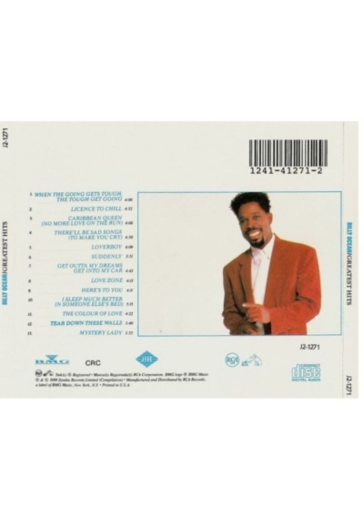 BILLY OCEAN - GREATEST HITS CD-1
