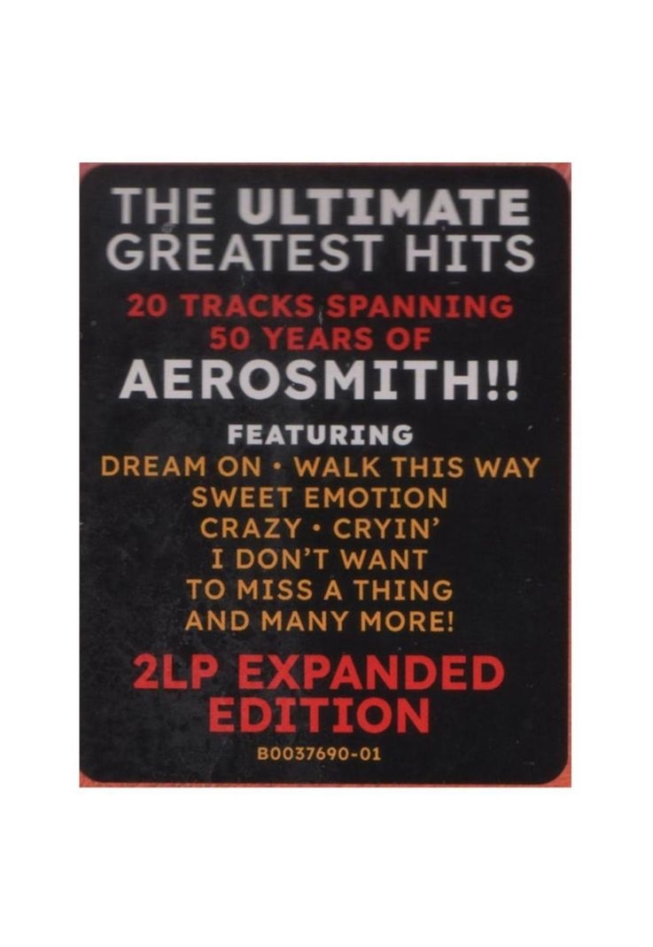 AEROSMITH - GREATEST HITS (2LP) | VINILO-3