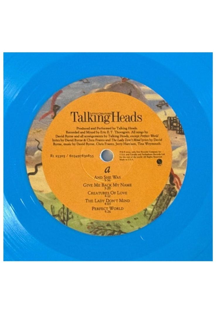 TALKING HEADS - LITTLE CREATURES (OPAQUE SKY BLUE VINYL) |  VINILO-4