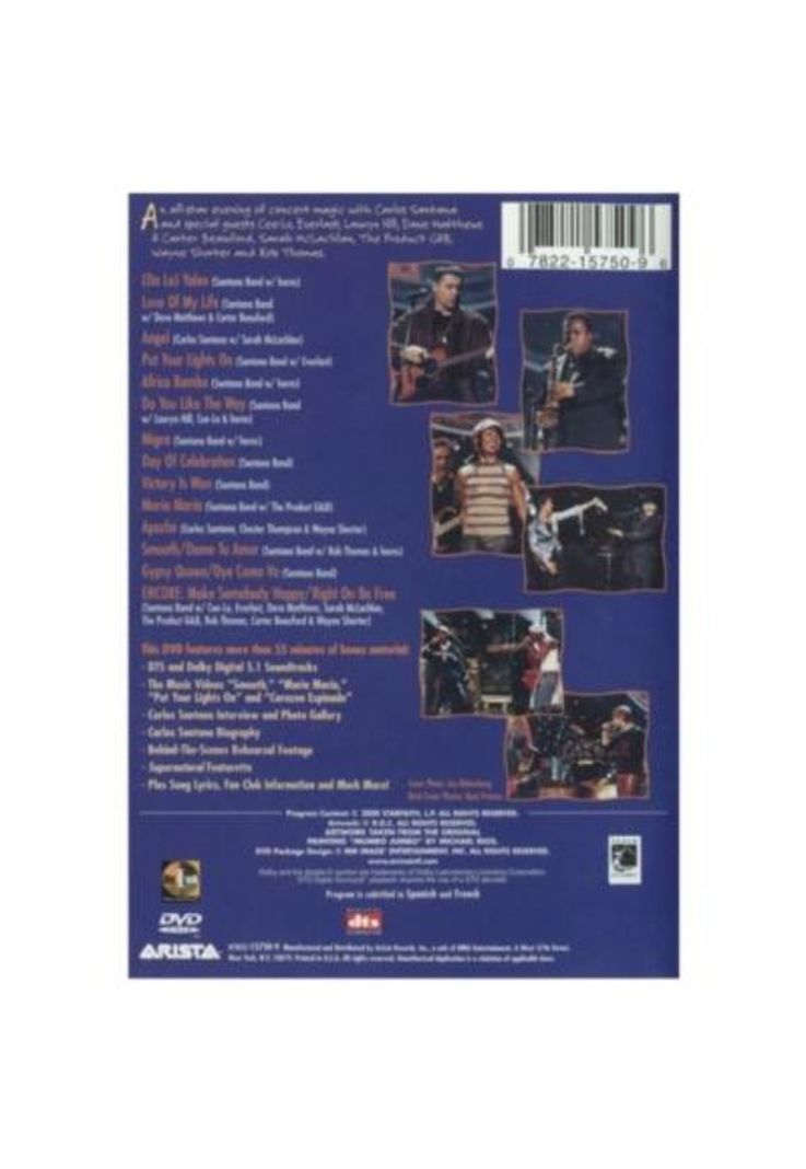SANTANA - SUPERNATURAL LIVE | DVD-1