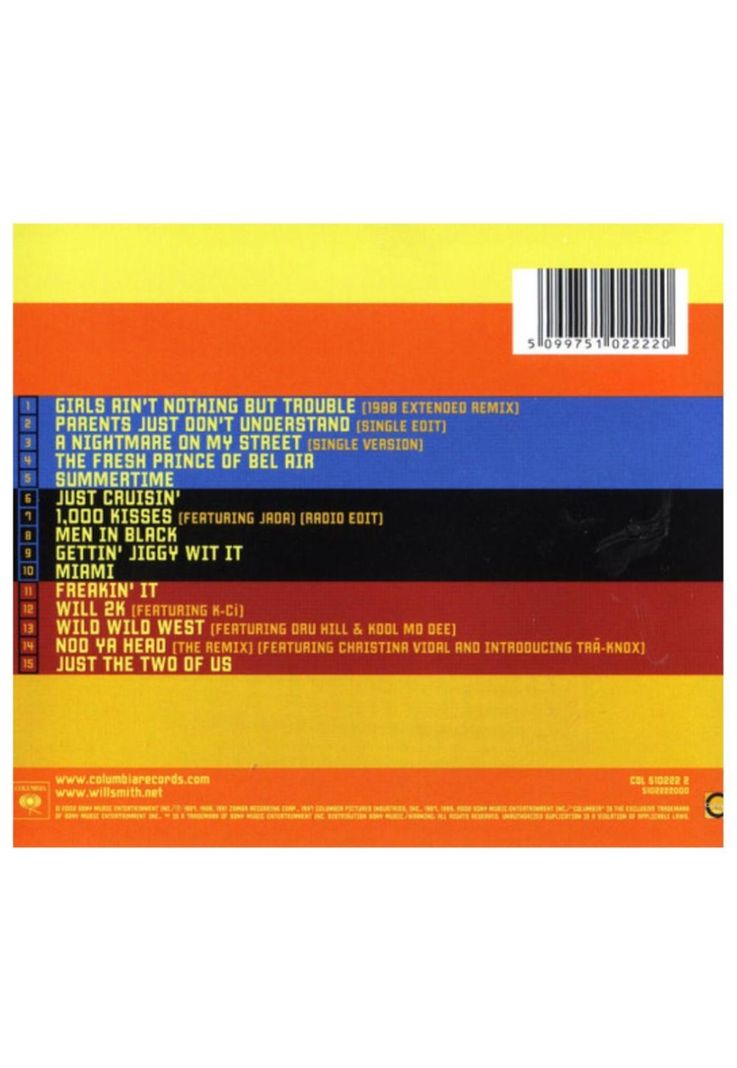 WILL SMITH - GREATEST HITS | CD-1
