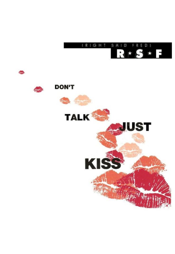 RIGHT SAID FRED - DON'T TALK JUST KISS | CD SINGLE-0