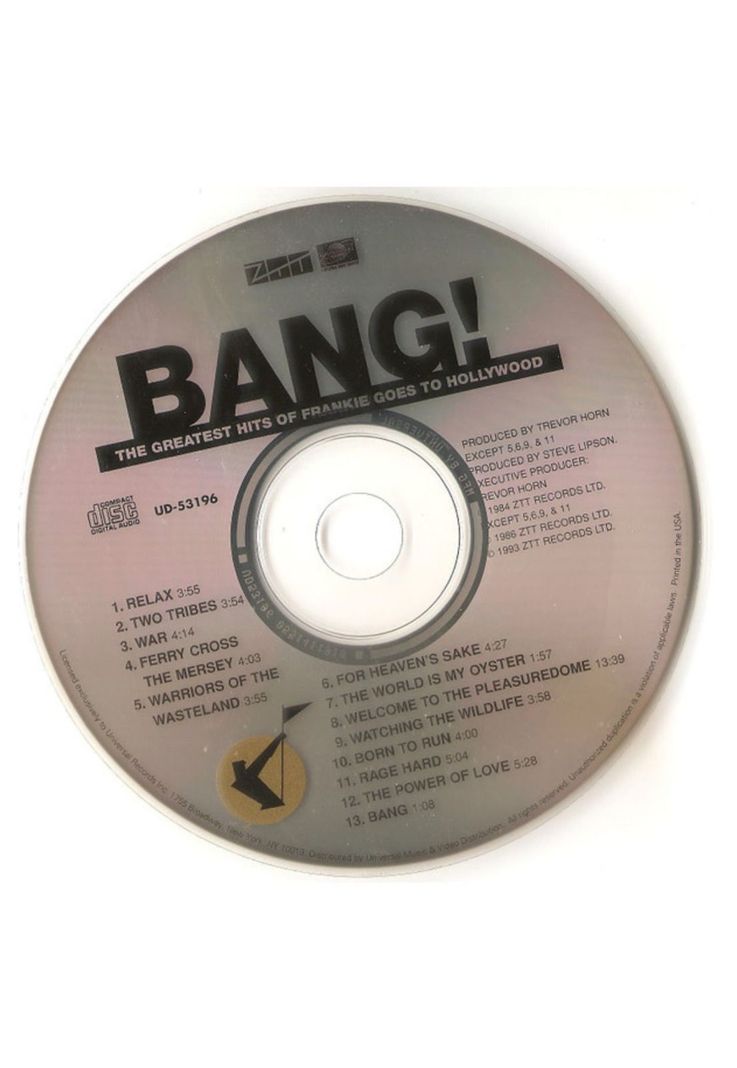 FRANKIE GOES TO HOLLYWOOD - BANG: THE GREATEST HITS  | CD USADO-2