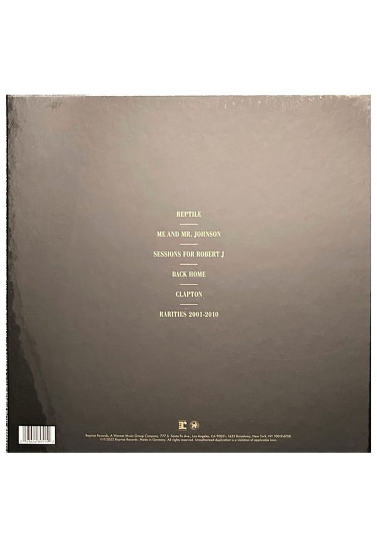 ERIC CLAPTON - COMPLETE REPRISE STUDIO ALBUMS VIL.2 (10LP) | VINILO-1