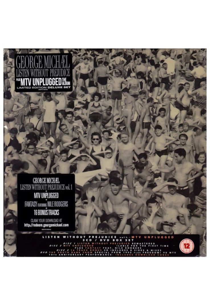 GEORGE MICHAEL - LISTEN WITHOUT PREJUDICE+ MTV UNPLUGLED (3CD+DVD) (DELUXE EDITION) | CD-0