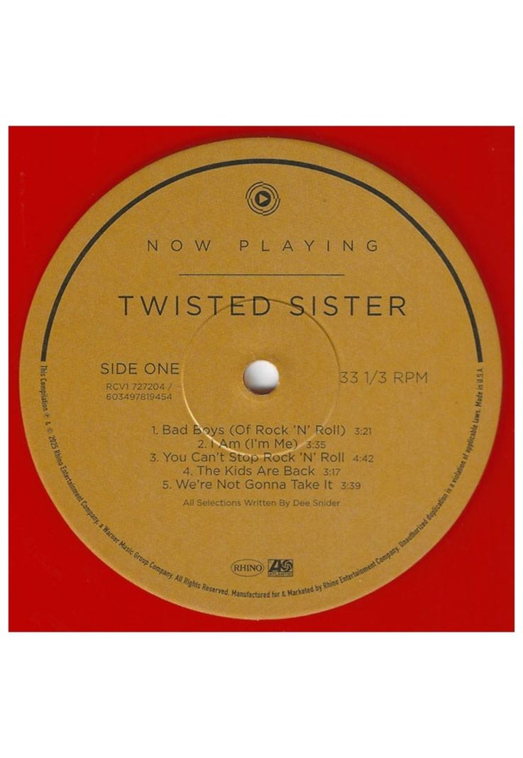 TWISTED SISTER - NOW PLAYING: HITS (ORANGE VINYL) | VINILO-2