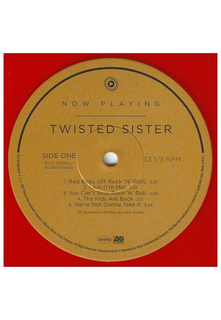 TWISTED SISTER - NOW PLAYING: HITS (ORANGE VINYL) | VINILO-1