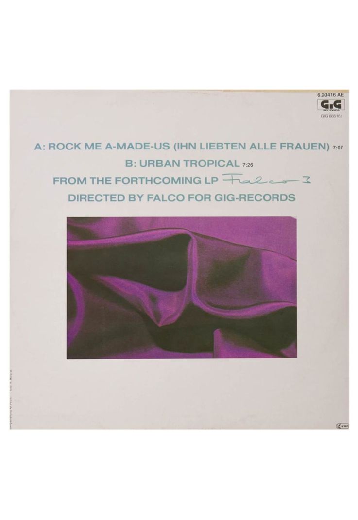 FALCO  - ROCK ME AMADEUS | 12" MAXI SINGLE USADO-1