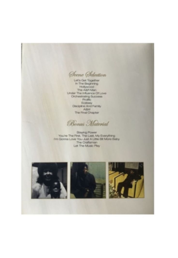 BARRY WHITE - STORY LET THE MUSIC PLAY DVD-3