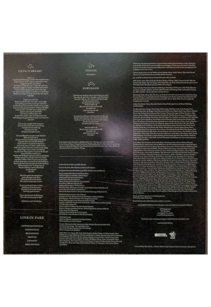 LINKIN PARK - LIVING THINGS | VINILO-7